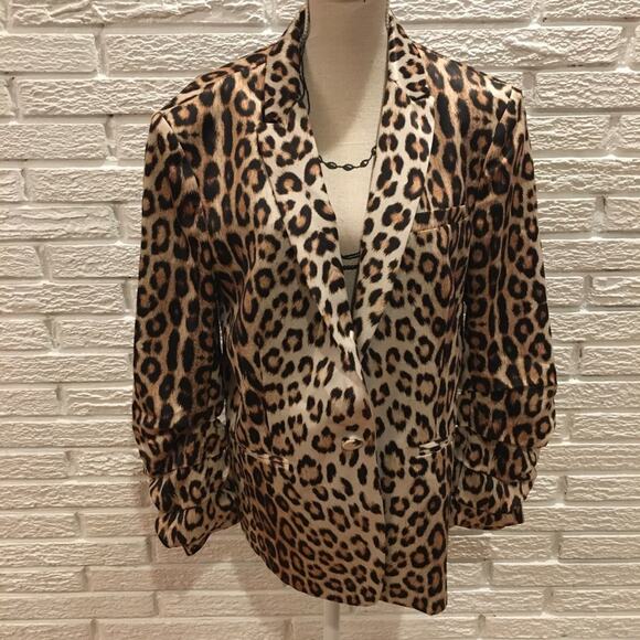 Generation Love Esther Leopard Print Blazer - Picture 1 of 15